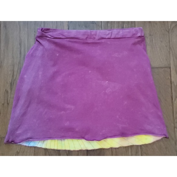 NWT Grateful Dead Women's Groovy Vivid Tie Dye Piping Elastic Waist Skirt Sz L‎ - Picture 6 of 6